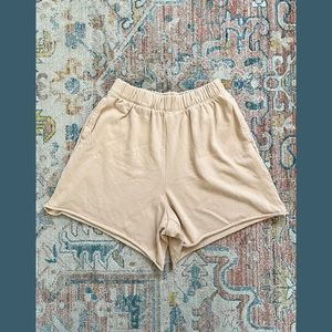 Aerie High Waisted Cozy Shorts